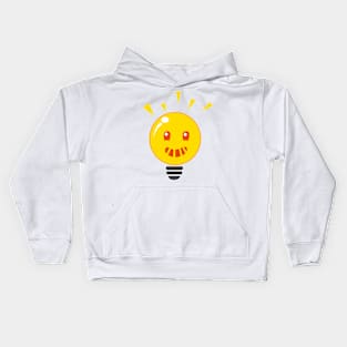 Shiny Light Bulb Kids Hoodie